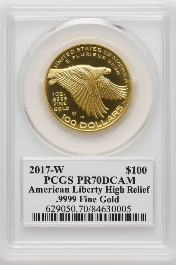 2017-W G$100 American Liberty High Relief PCGS PR70 (521291022) - Image 2