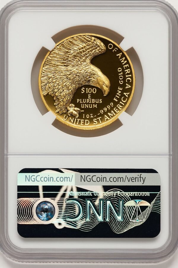 2019-W G$100 American Liberty High Relief Enhanced UC NGC MS70 (777802001) - Image 2