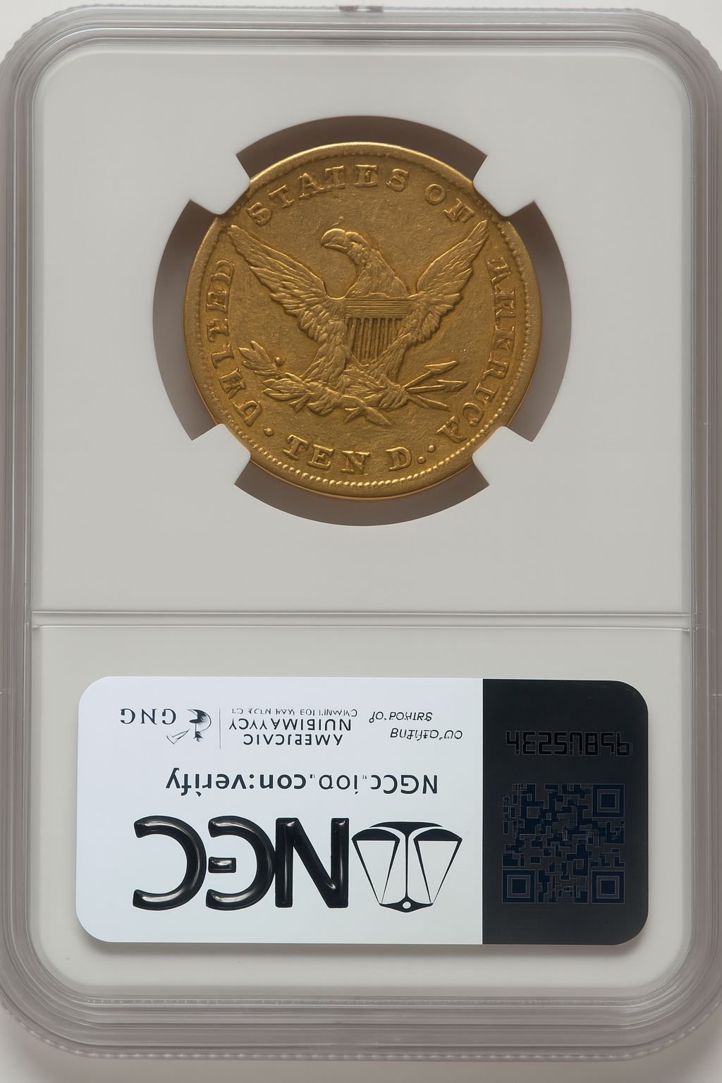 1851-O $10 Liberty Eagle NGC AU53 - Image 2