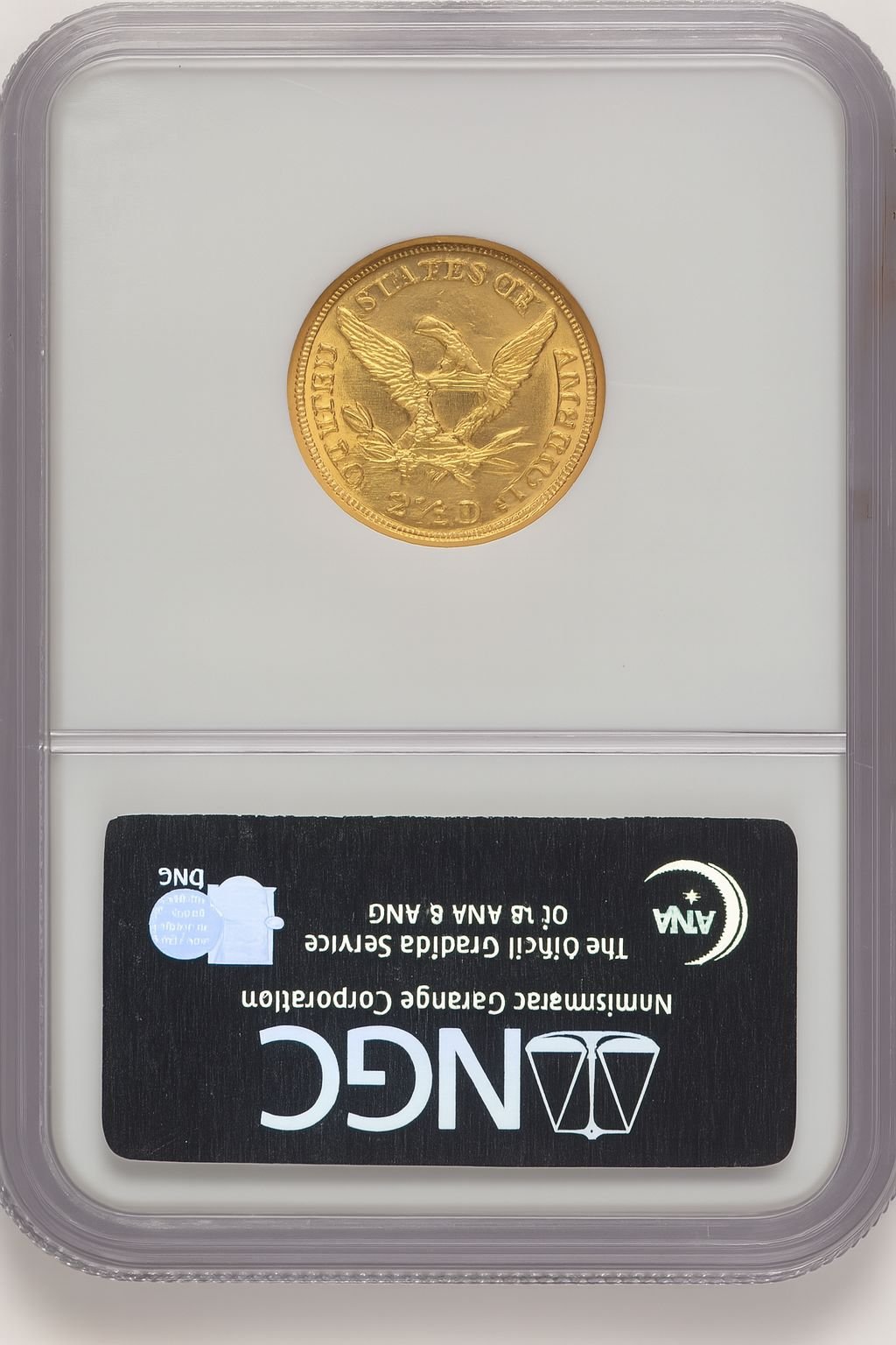 1854-O $5 Liberty Half Eagle NGC AU55 (777158010) - Image 2