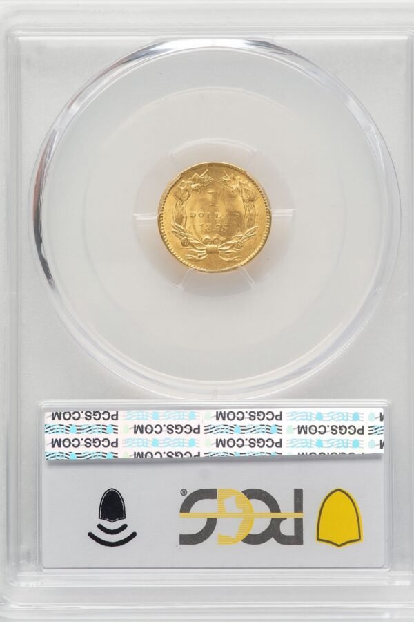1855 G$1 Type Two Gold Dollar PCGS MS64 (776139003) - Image 2