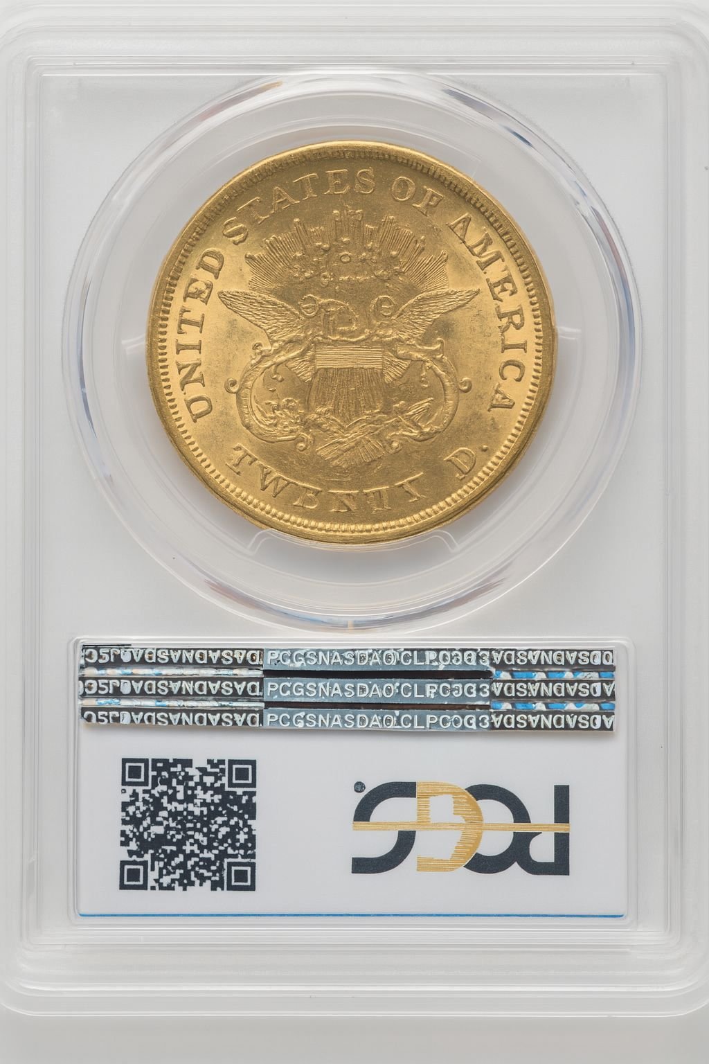 1872 $20 Liberty Double Eagle PCGS MS61 (771831015) - Image 2