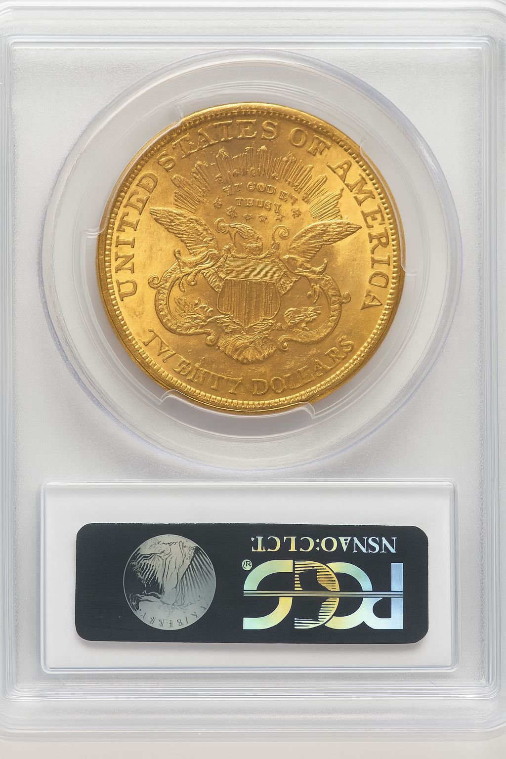 1877-CC $20 Liberty Double Eagle PCGS AU58 (776052046) - Image 2