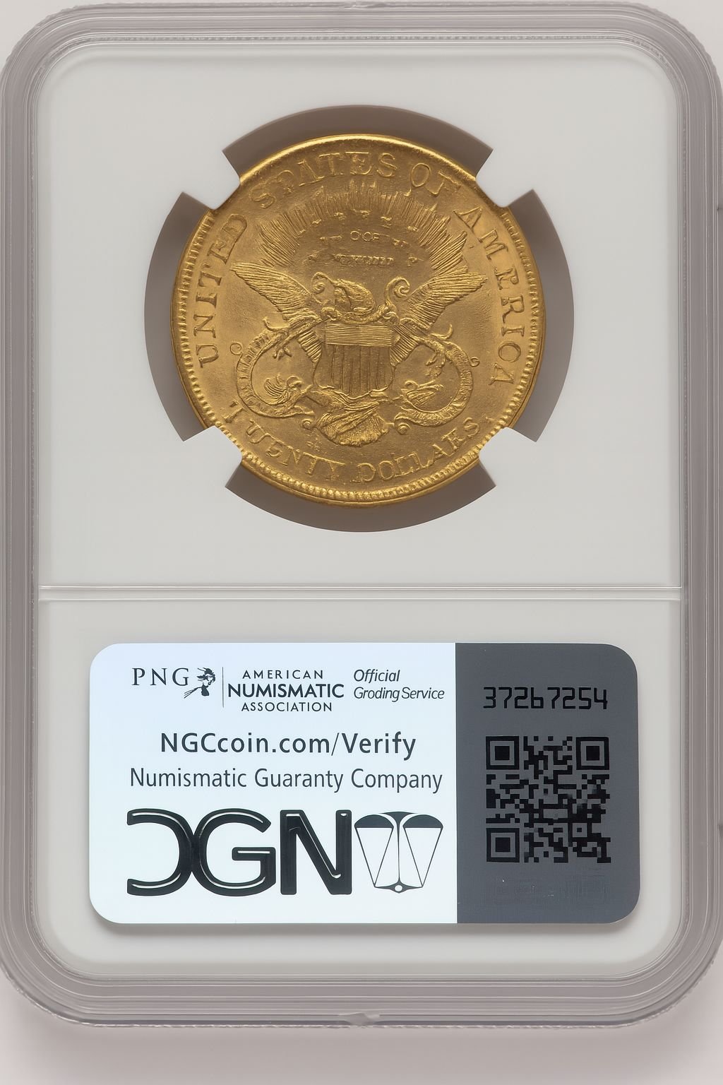1879 $20 Liberty Double Eagle NGC MS62 - Image 2
