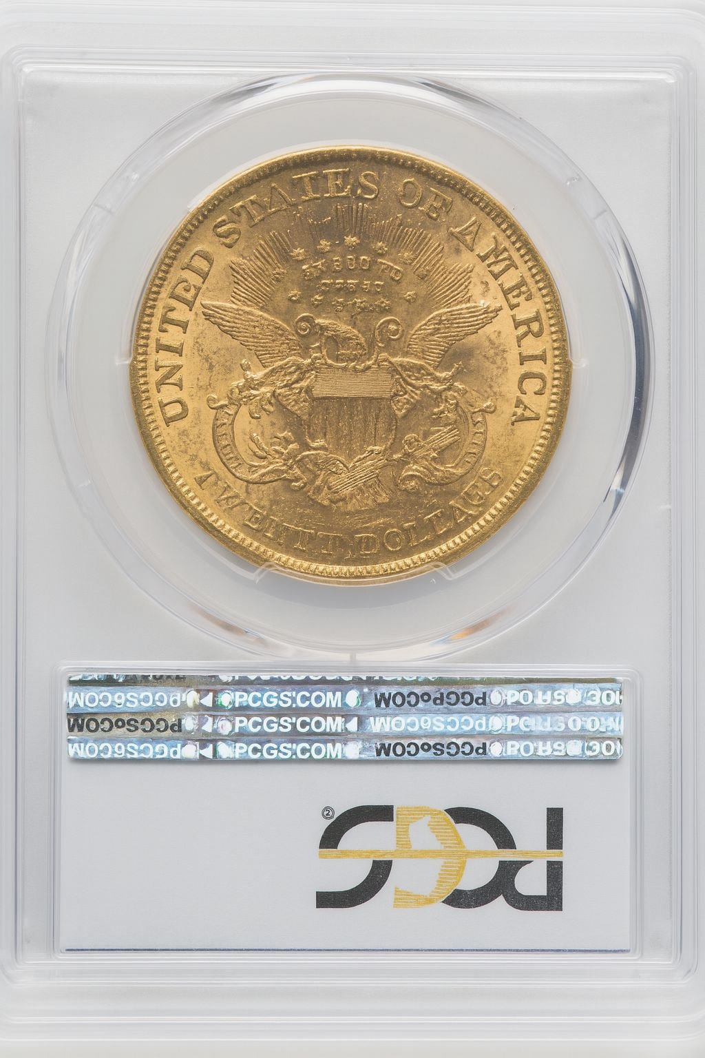 1879-S $20 Liberty Double Eagle PCGS MS62 (519844007) - Image 2