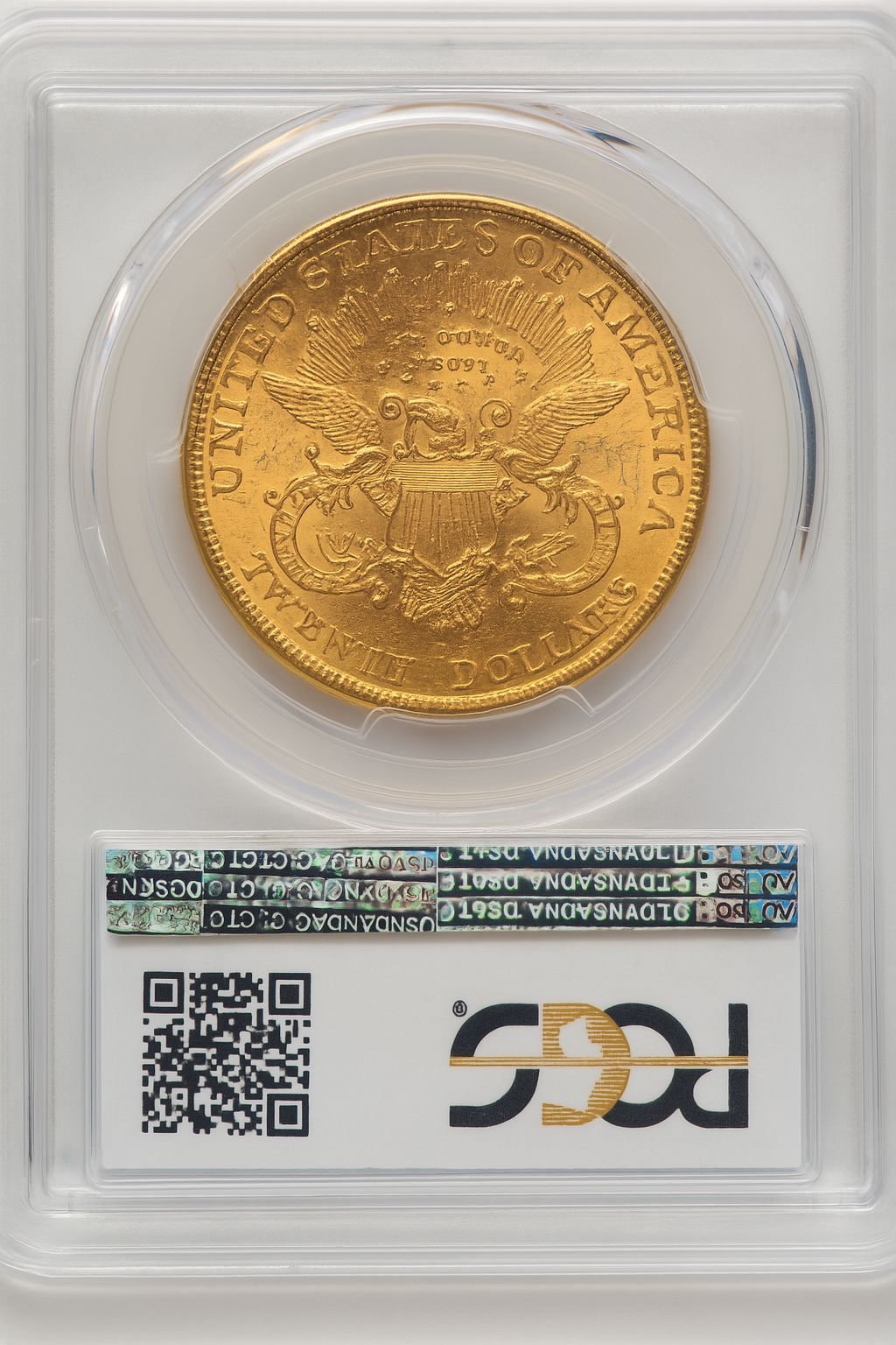 1889 $20 Liberty Double Eagle PCGS MS63 (774128001) - Image 2