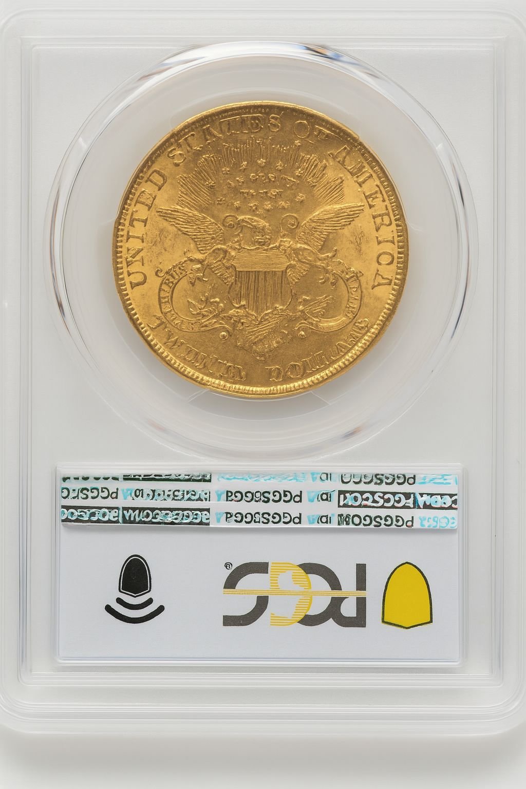 1890-CC $20 Liberty Double Eagle PCGS MS62 - Image 2