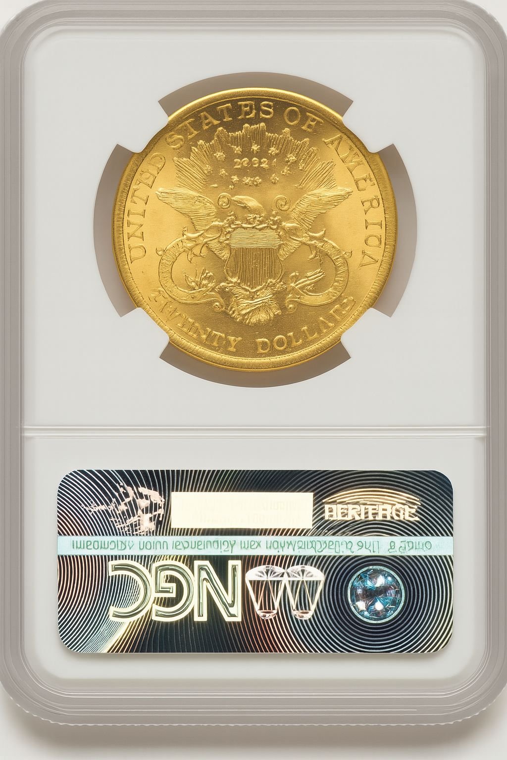 1892-S $20 Liberty Double Eagle NGC MS65