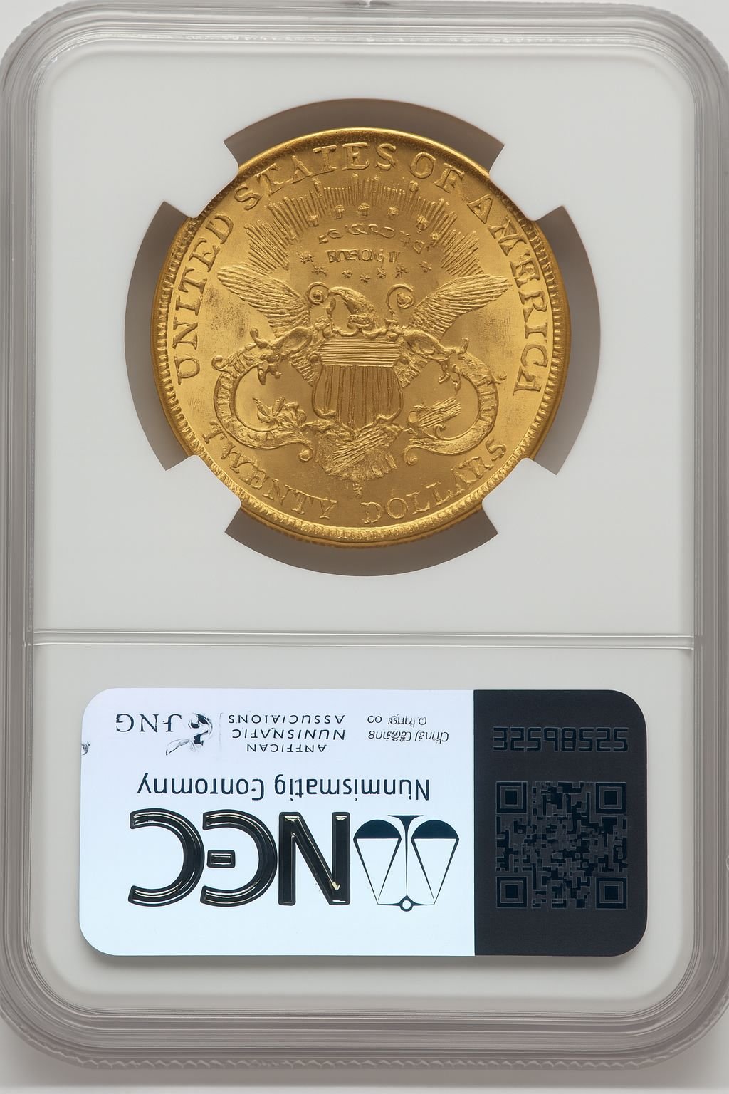 1895 $20 Liberty Double Eagle NGC MS62 - Image 2