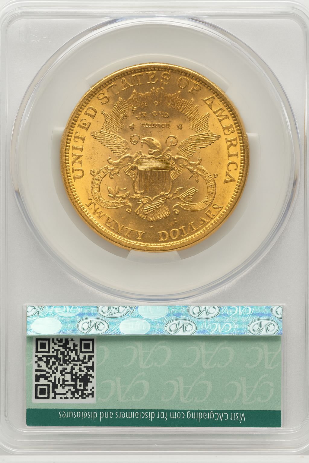 1897 $20 Liberty Double Eagle CACG MS62 (177195029) - Image 2