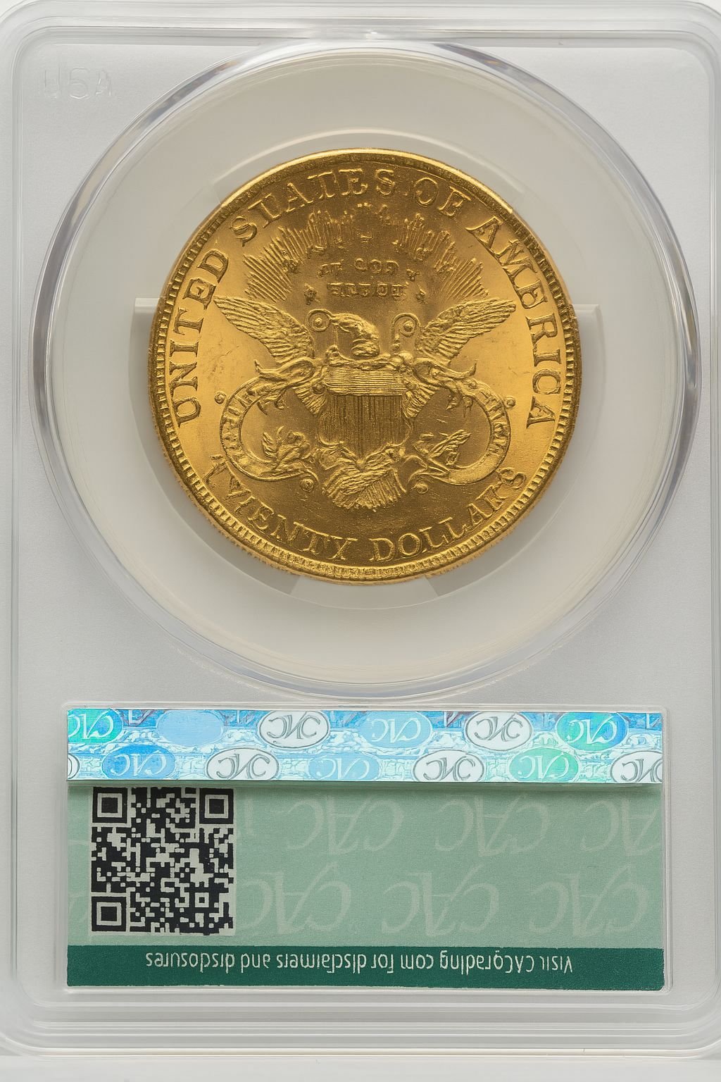 1897 $20 Liberty Double Eagle CACG MS62 (572086047) - Image 2