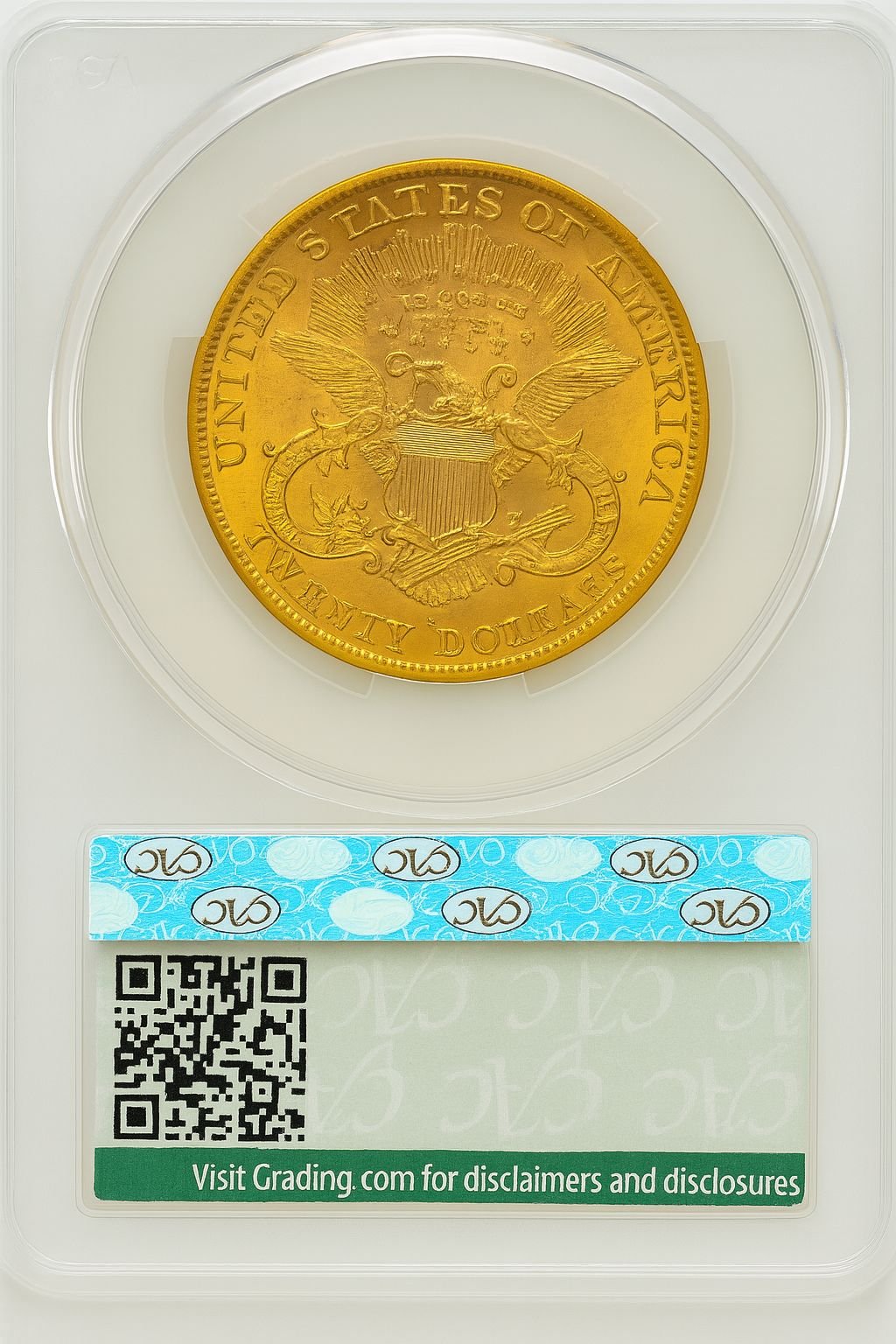 1897-S $20 Liberty Double Eagle CACG MS62 (507266008) - Image 2