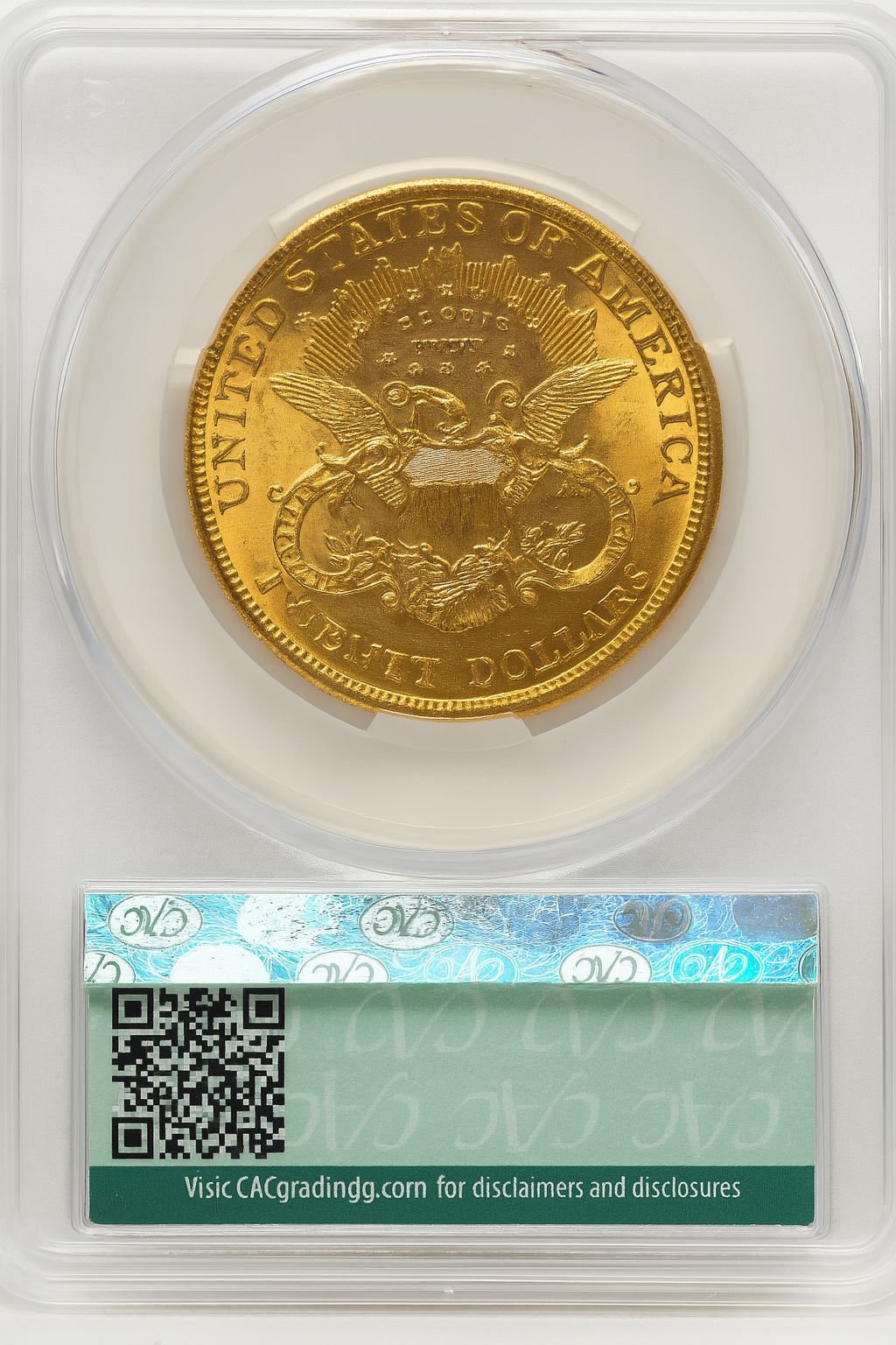 1897-S $20 Liberty Double Eagle CACG MS62 (572052005) - Image 2