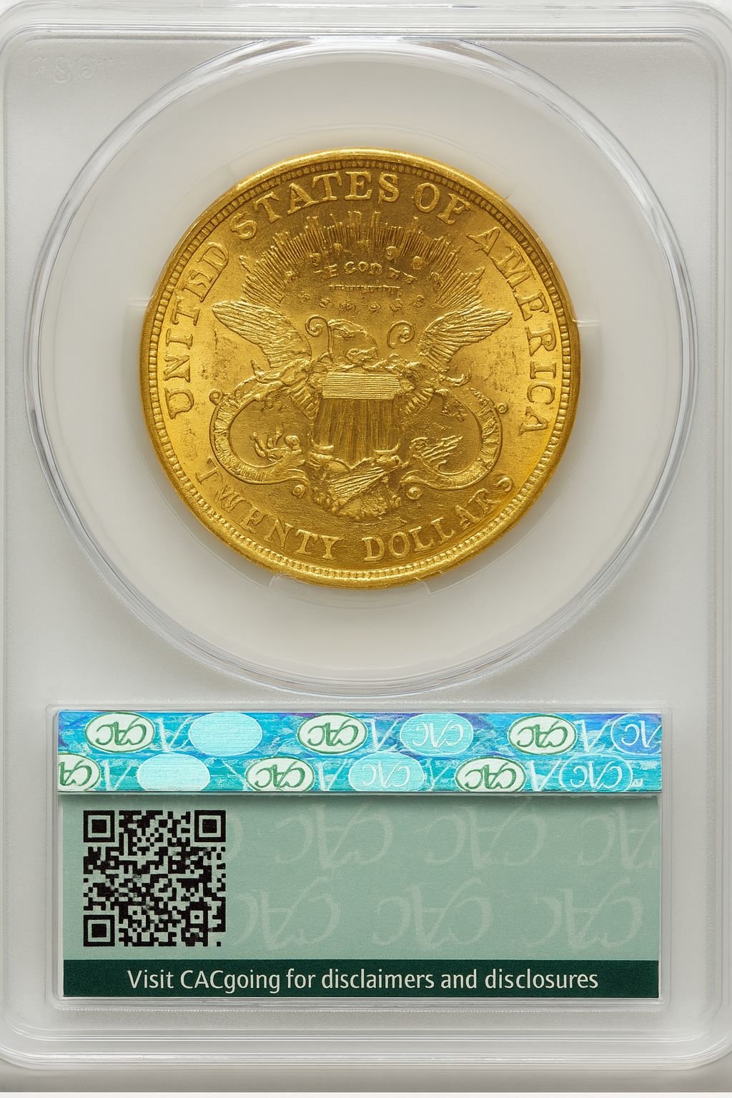 1897-S $20 Liberty Double Eagle CACG MS62 (772029021) - Image 2