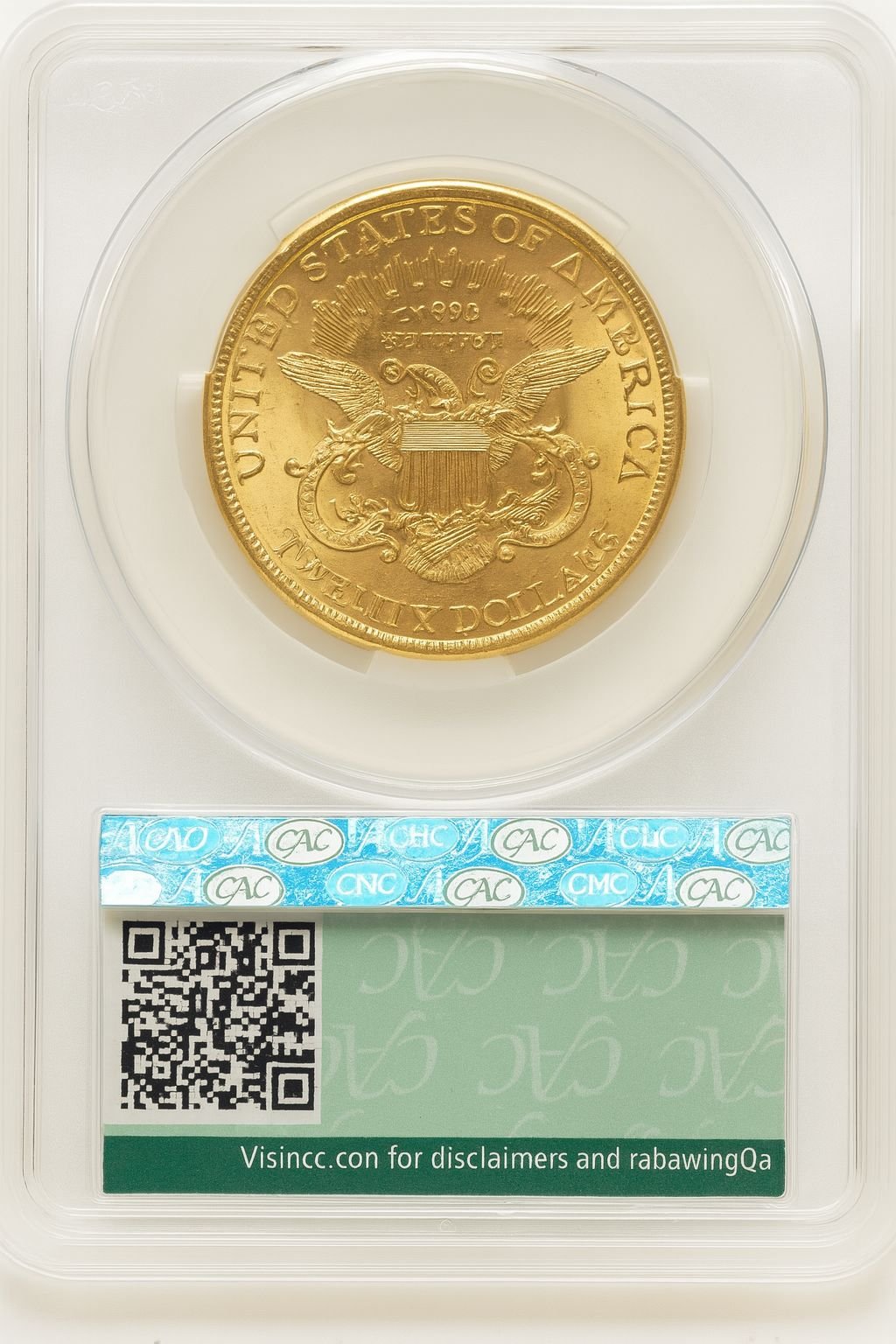 1898-S $20 Liberty Double Eagle CACG MS62 (177169014) - Image 2