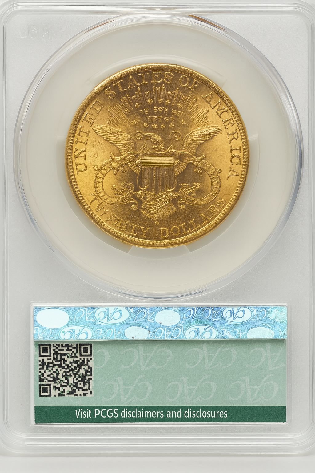 1898-S $20 Liberty Double Eagle CACG MS62 (177262305) - Image 2