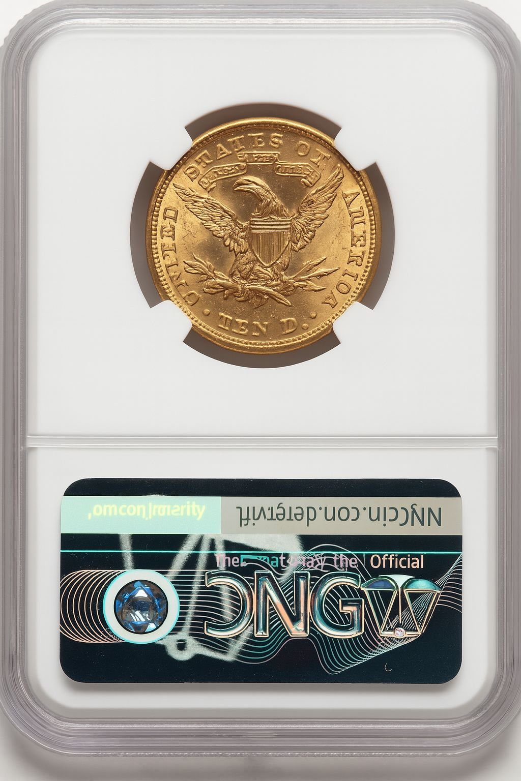 1901 $10 Liberty Eagle NGC MS65 (776139031) - Image 2