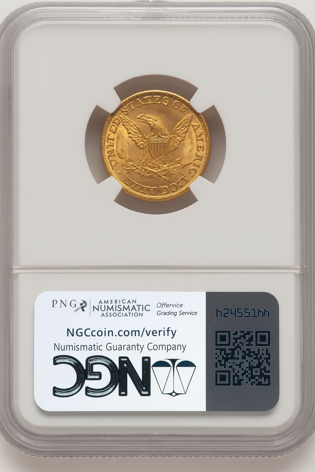 1901 $5 Liberty Half Eagle NGC MS65+ (777428036) - Image 2