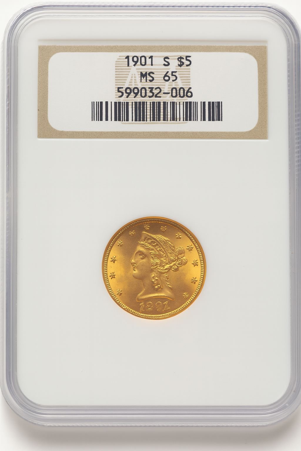 1901-S $10 Liberty Eagle NGC MS65