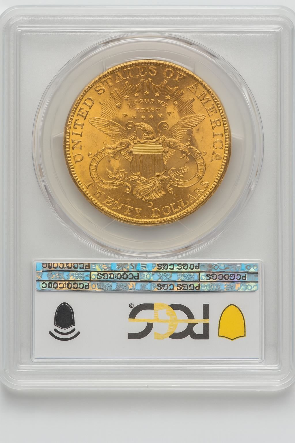 1906-D $20 CAC Liberty Double Eagle PCGS MS64+ - Image 2