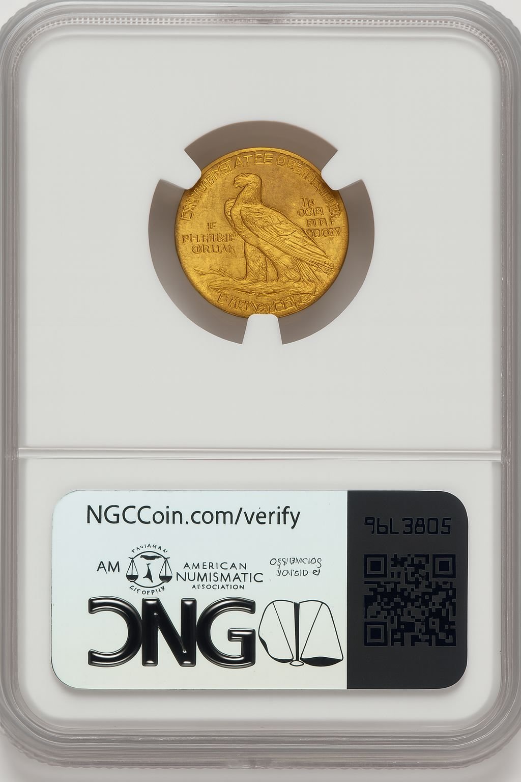 1911 $2.50 Indian Quarter Eagle NGC MS62 (506841022) - Image 2