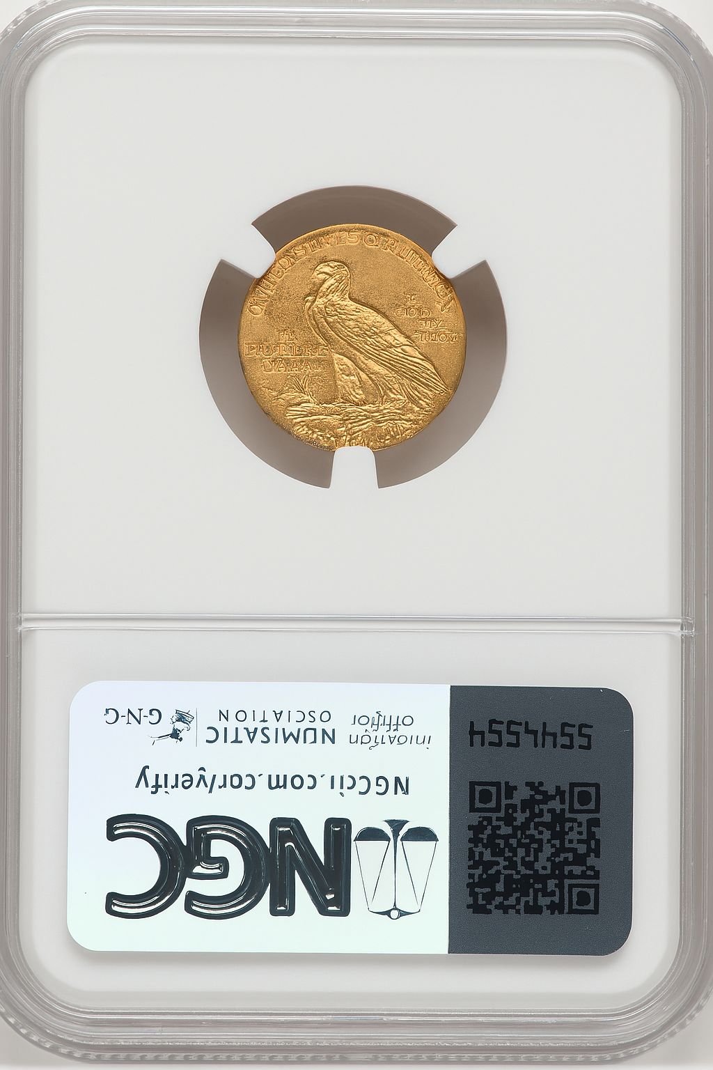1911 $2.50 Indian Quarter Eagle NGC MS62 (767661016) - Image 2