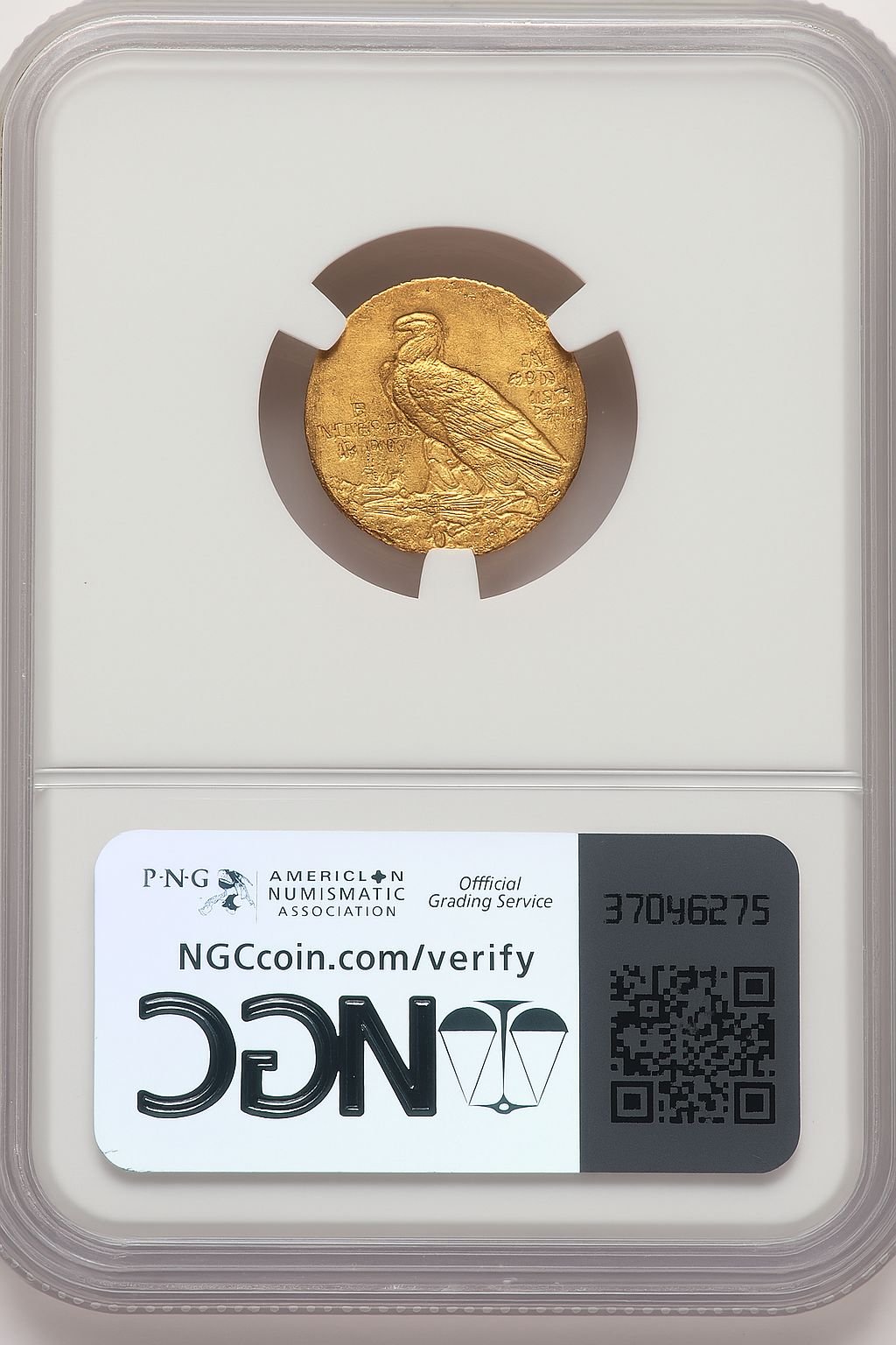 1911 $2.50 Indian Quarter Eagle NGC MS62 (778449007) - Image 2