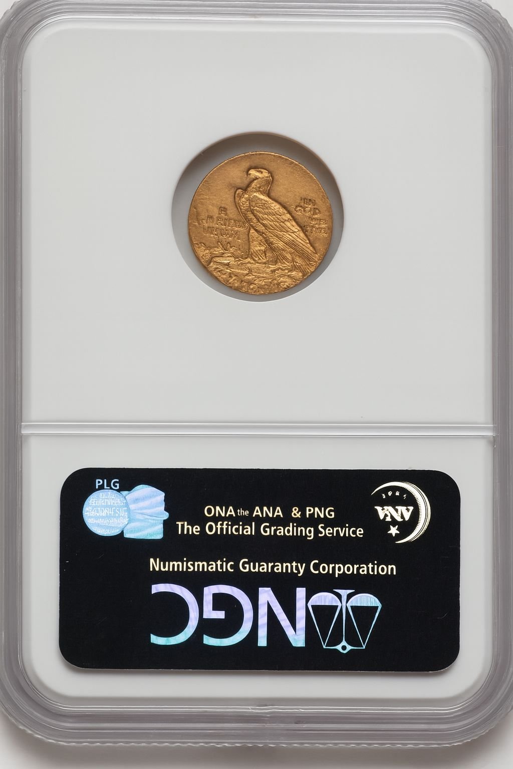 1911-D $2.50 Indian Quarter Eagle NGC AU58 (777395010) - Image 2