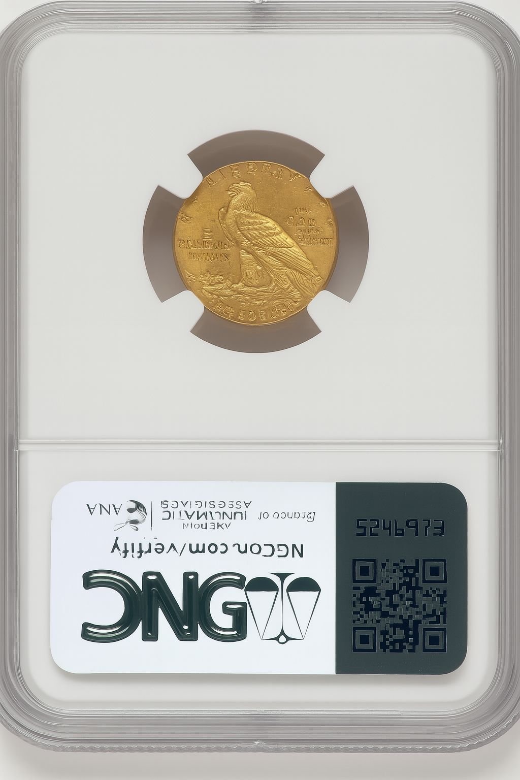 1912 $2.50 Indian Quarter Eagle NGC MS63 (507051044) - Image 2