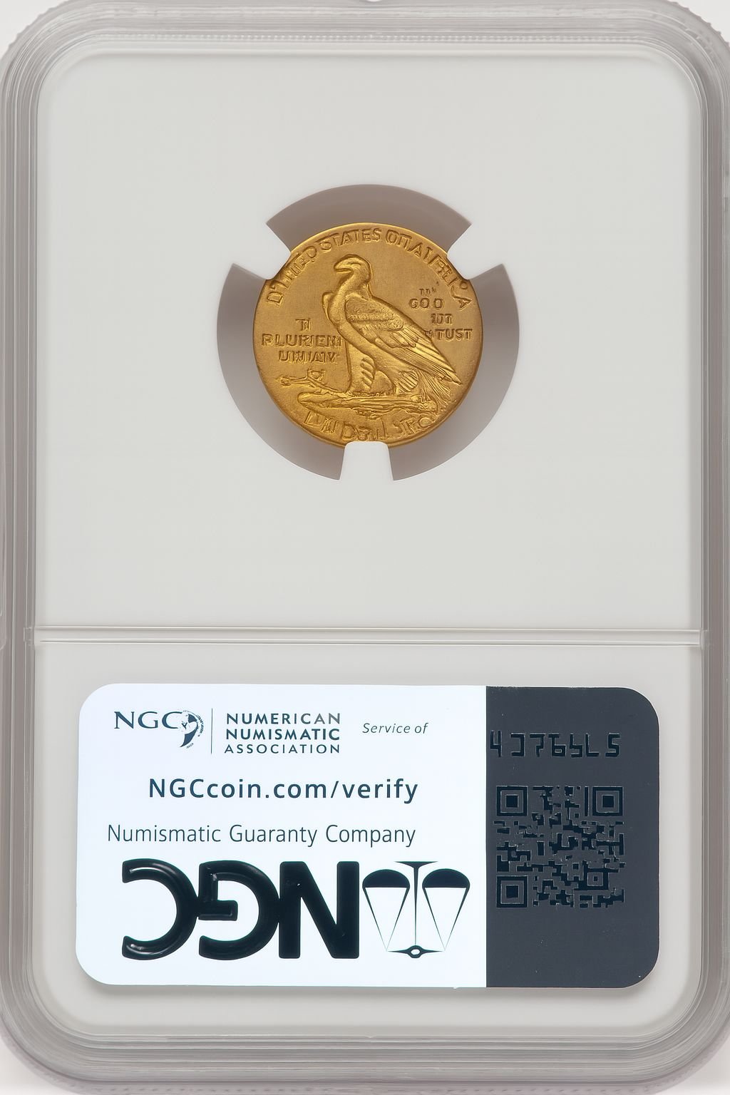 1913 $2.50 Indian Quarter Eagle NGC MS62 (776444025) - Image 2