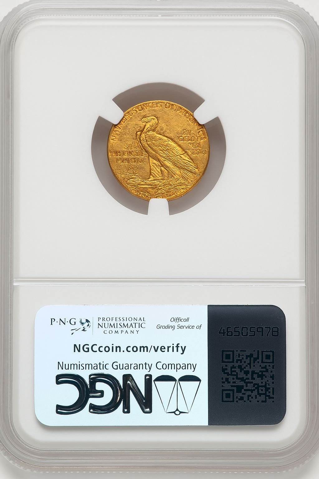 1913 $2.50 Indian Quarter Eagle NGC MS64 (777578004) - Image 2