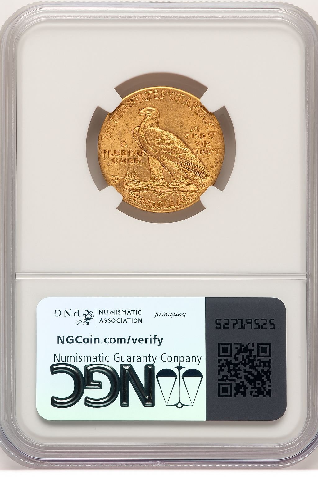 1914-D $2.50 Indian Quarter Eagle NGC MS62 (778449014) - Image 2