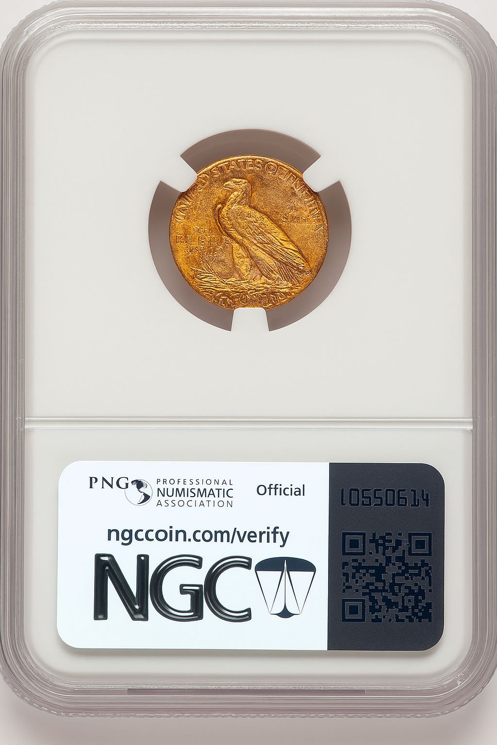 1914-D $2.50 Indian Quarter Eagle NGC MS64 (776661068) - Image 2