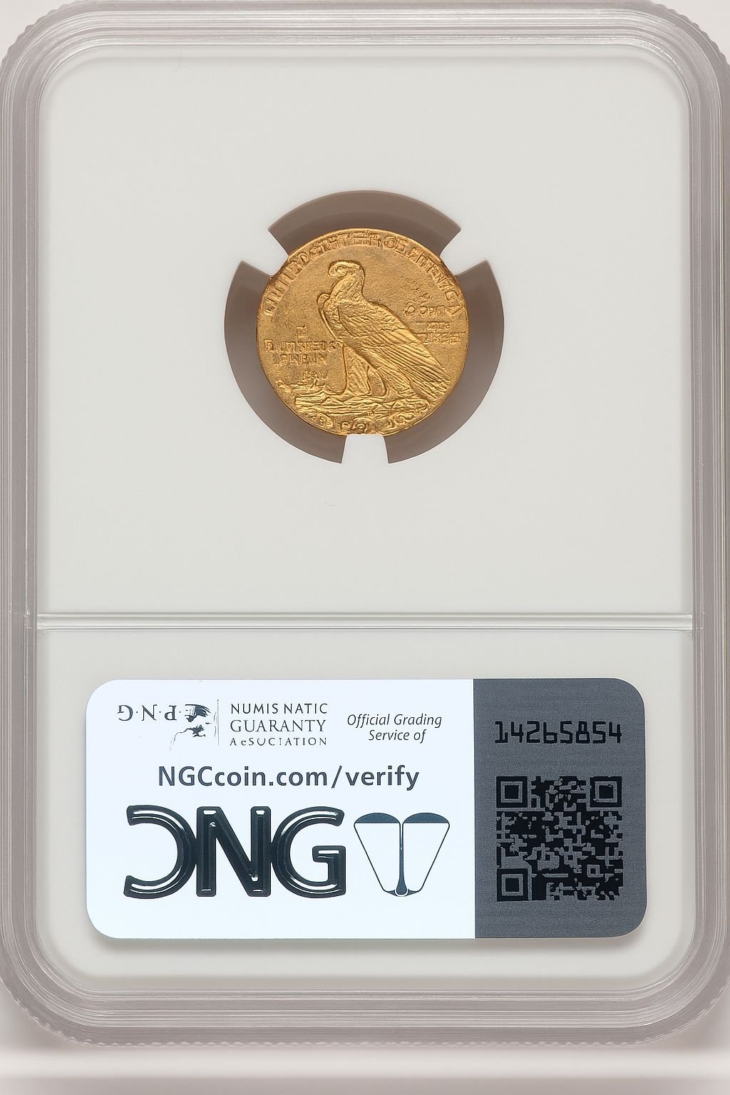 1915 $2.50 Indian Quarter Eagle NGC MS63 (771966010) - Image 2