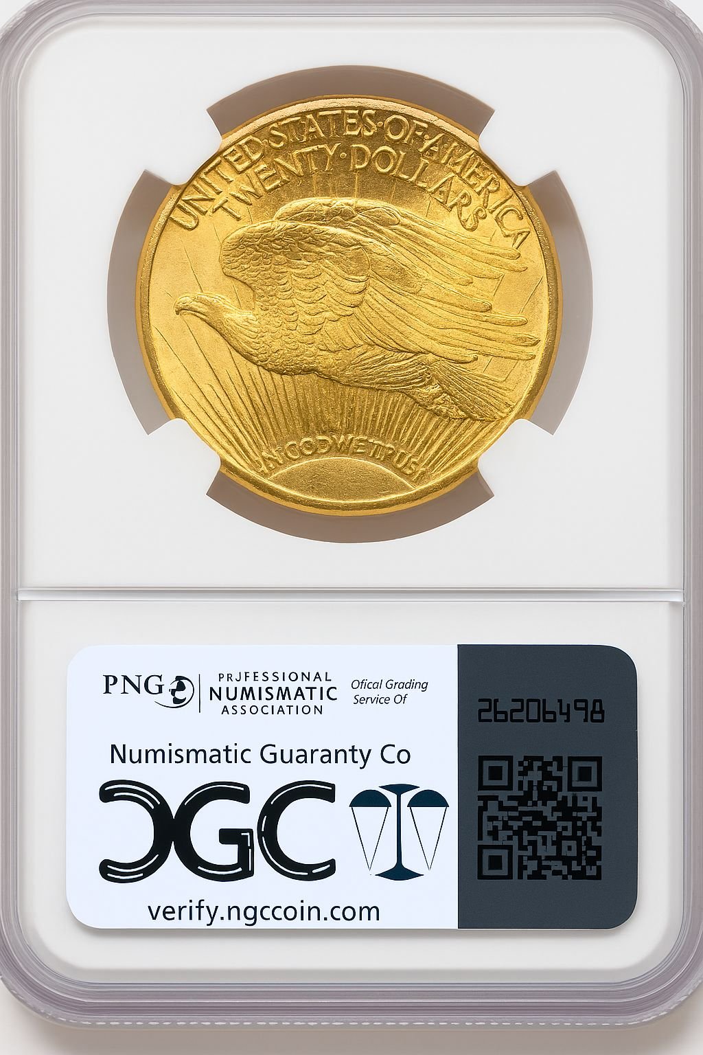 1926-S $20 Saint-Gaudens Double Eagle NGC MS64 (768602015) - Image 2