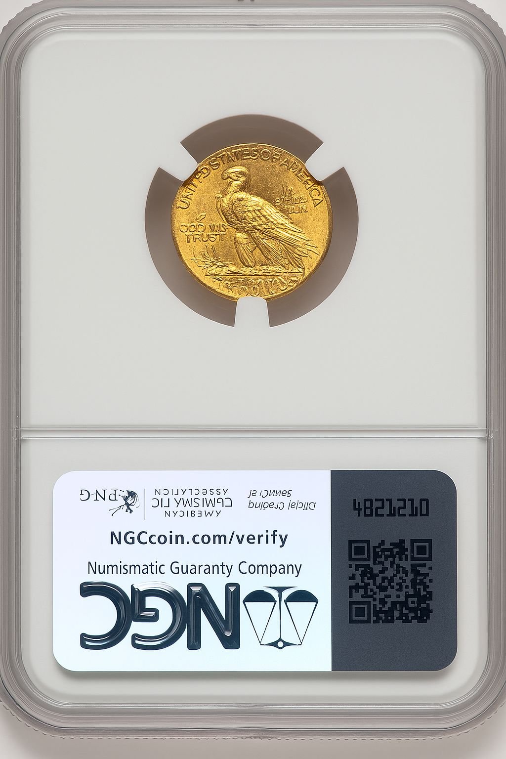 1929 $2.50 Indian Quarter Eagle NGC MS64+ - Image 2
