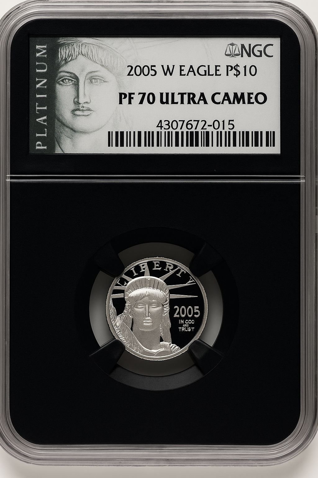 2005-W $10 Tenth-Ounce Platinum NGC PF70 (776134017)