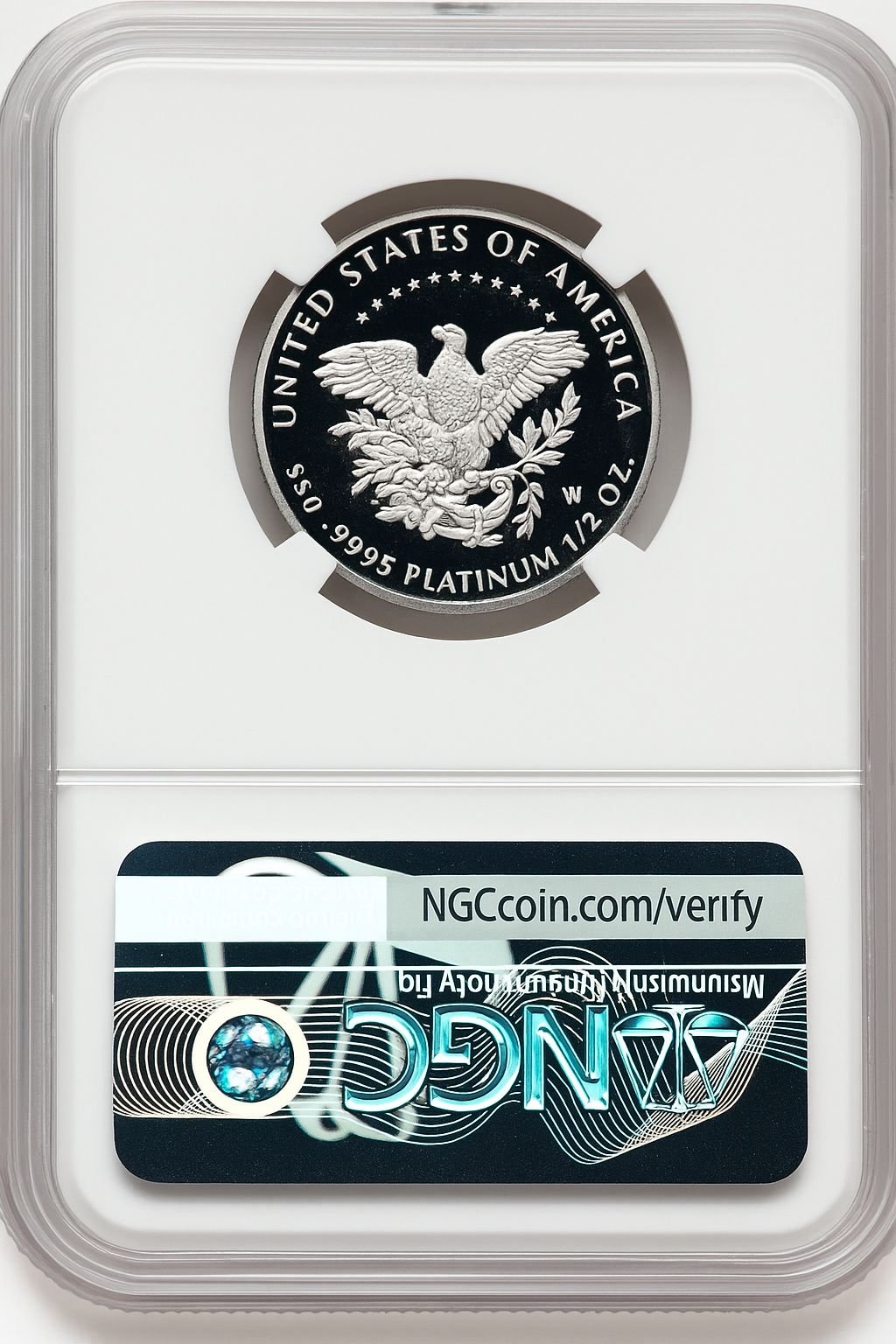 2005-W $50 Half-Ounce Platinum Eagle Statue of Liberty DC NGC PF70 - Image 2