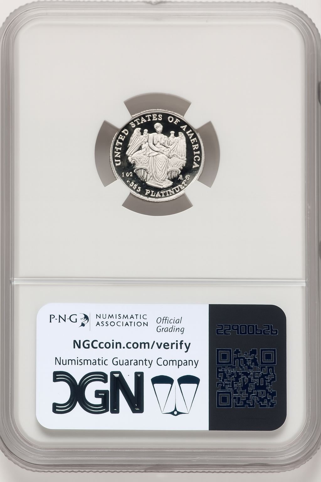 2006-W $10 Platinum Tenth-Ounce Brown Label NGC PF70 (520703013) - Image 2