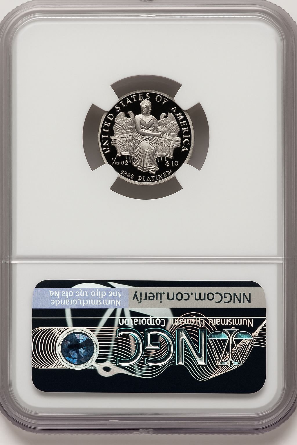 2006-W Platinum American Eagle 4-Coin Set NGC PF70 Mike Castle - Image 2