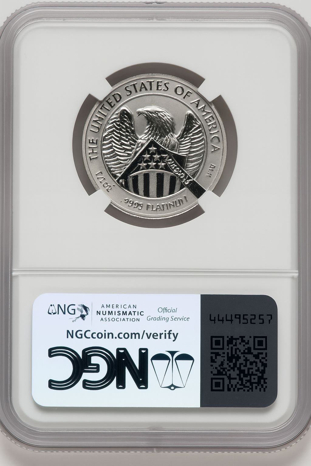 2007-W $50 Half-Ounce Platinum Eagle Reverse Proof NGC PF70 (505401002) - Image 2
