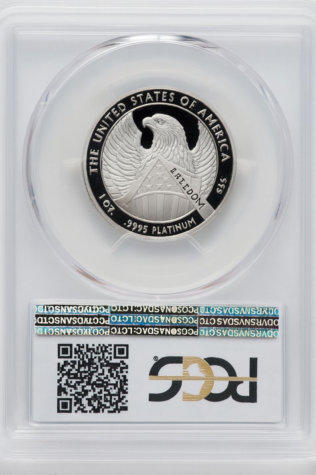 2007-W $50 Half-Ounce Platinum Eagle Statue of Liberty PCGS PR70 - Image 2