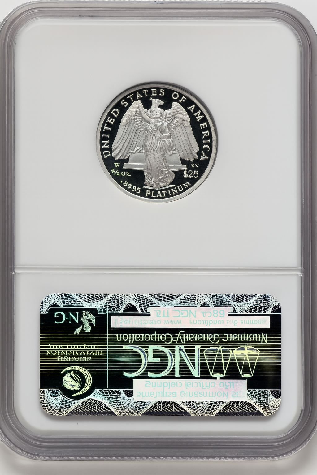 2008-W $25 Quarter-Ounce Platinum Eagle Statue of Liberty NGC PF70 (505950067) - Image 2