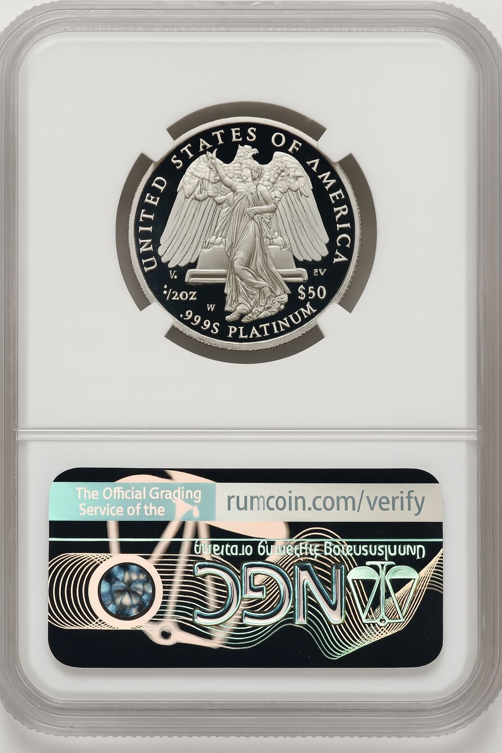 2008-W $50 Half-Ounce Platinum NGC PF70 (520069002) - Image 2