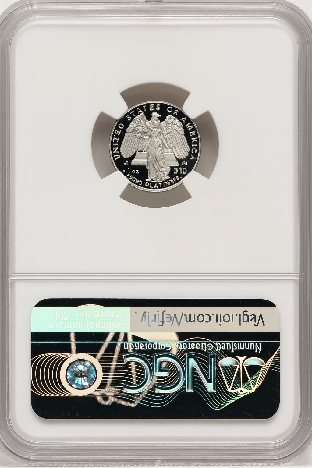 2008-W Platinum American Eagle 4-Coin Set ER NGC PF70 Mike Castle - Image 2