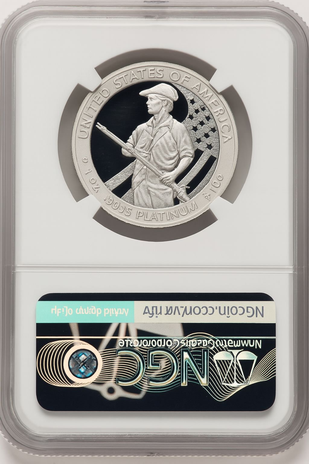 2012-W $100 One-Ounce Platinum Eagle Mike Castle NGC PF70 (771248010) - Image 2