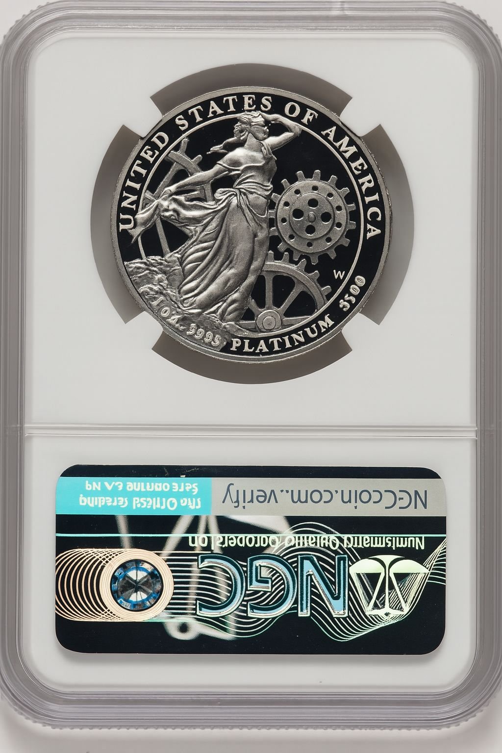 2013-W $100 Platinum Eagle First Strike ER Mike Castle NGC PF70 - Image 2