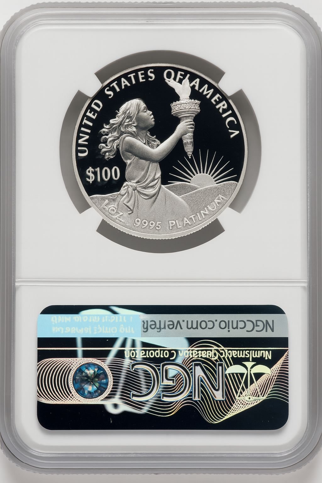 2014-W $100 One-Ounce Platinum Eagle First Strike NGC PF70 (767266068) - Image 2
