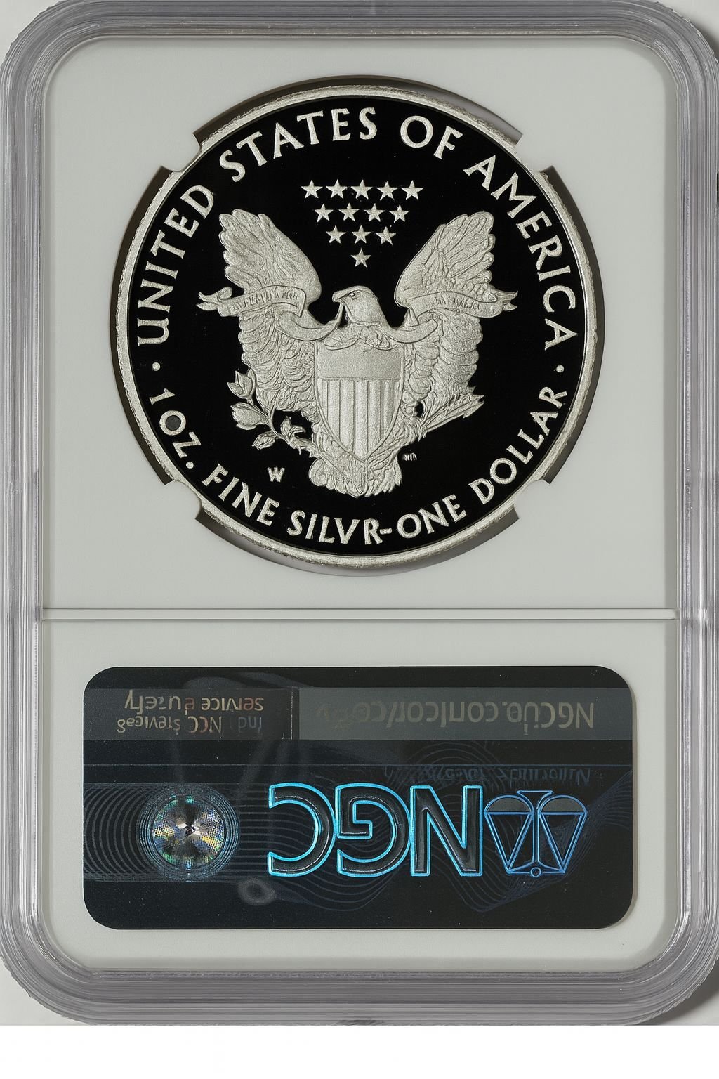 2020-W American Silver Eagle NGC PF70 Ultra Cameo Mercanti Signed - Image 2