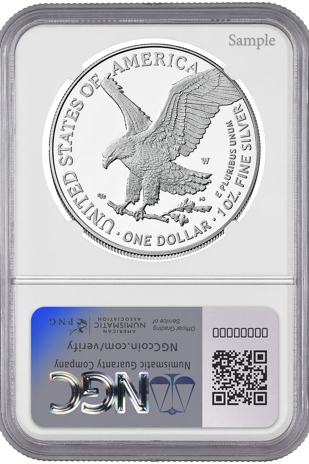 2025-W Proof Silver Eagle FDI NGC PF70 UCAM Ron Harrigal Signed - Image 2